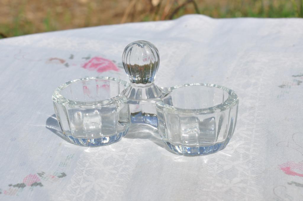 §  saleron en verre blanc, Antiquités & Art, Enlèvement ou Envoi