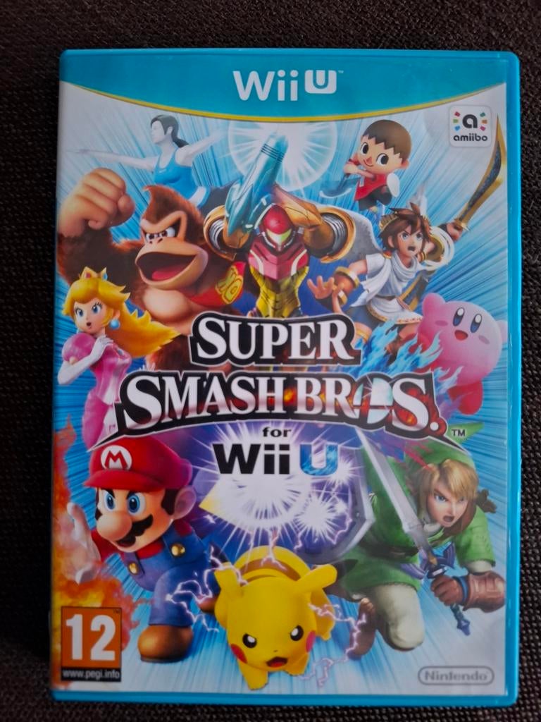 WiiU Super Smash bros (compleet), Games en Spelcomputers, Ophalen of Verzenden, Zo goed als nieuw