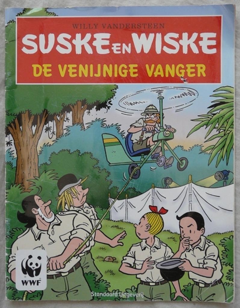 Suske&Wiske, De Venijnige Vanger, Reclame Uitgave WWF, 2009., Boeken, Ophalen of Verzenden, Gelezen, WILLY VANDERSTEEN, Plaatjesalbum