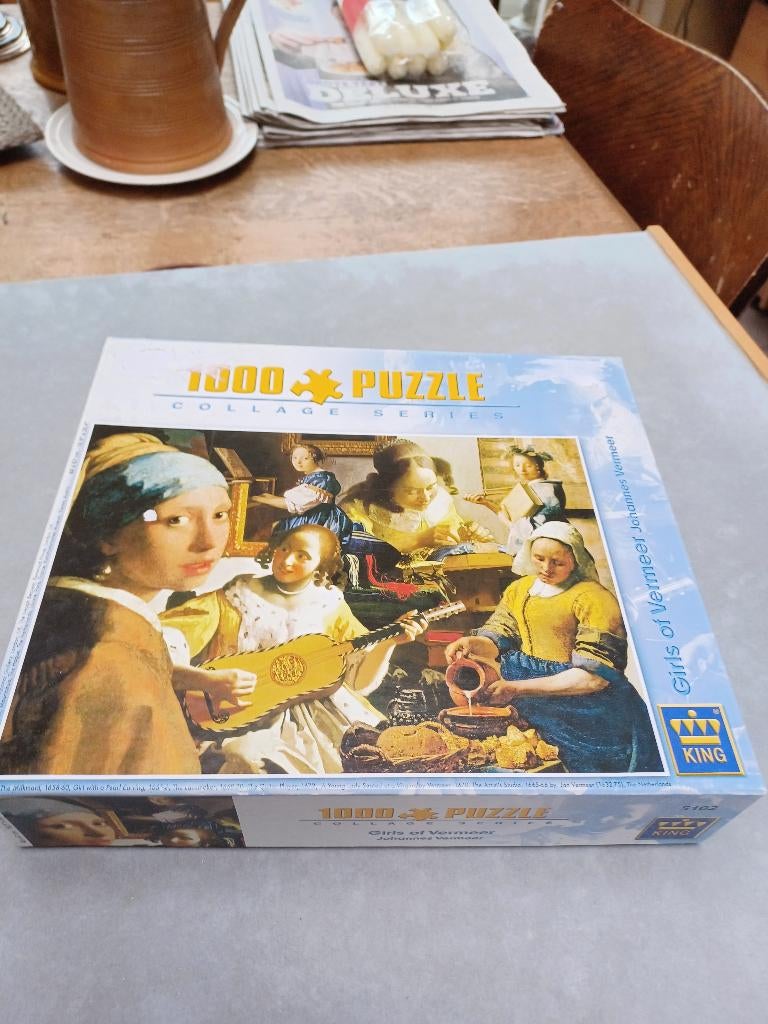Puzzel 1000 stukken GIRLS OF VERMEER, Ophalen of Verzenden