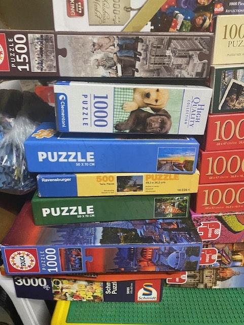 Lot diverse legpuzzels, Ophalen of Verzenden, 500 t/m 1500 stukjes, Gebruikt, Legpuzzel