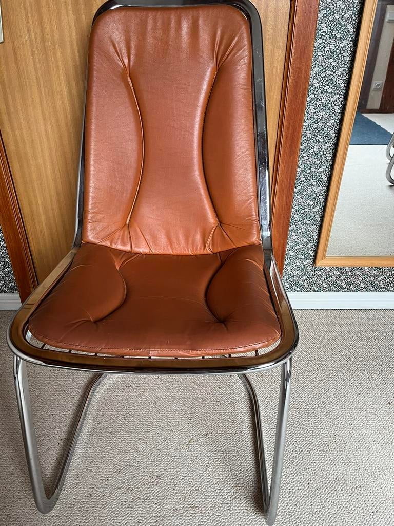 Siège fauteuil  acier, Huis en Inrichting, Fauteuils, Gebruikt, Metaal, 50 tot 75 cm, Minder dan 75 cm, Ophalen