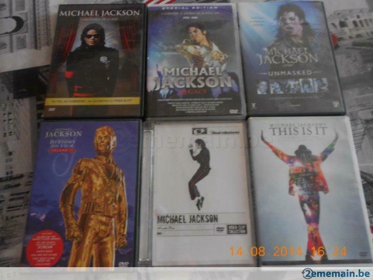 michael jackson, Cd's en Dvd's