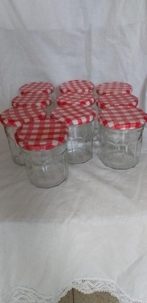 10 pots à confiture Bonne Maman, Enlèvement ou Envoi