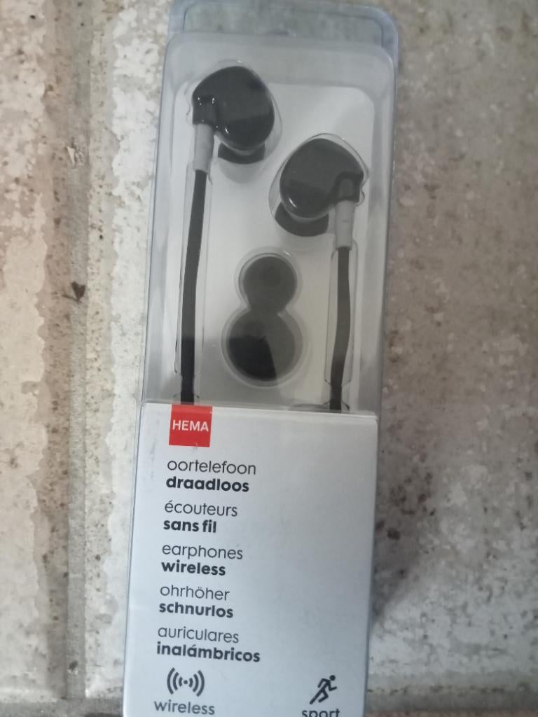 Draadloze bluetooth oortjes Hema, Zwart, Overige merken, Bluetooth, Nieuw