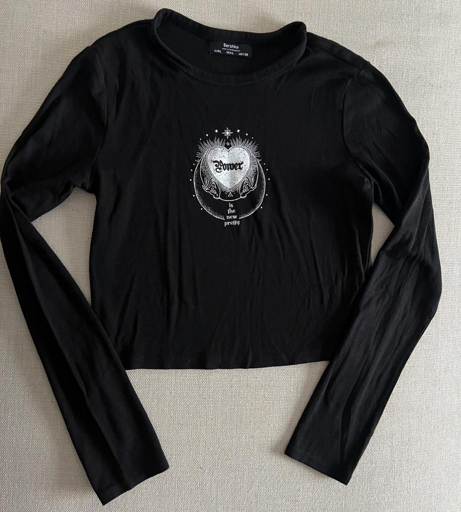 Sweat Bershka taille L, Taille 42/44 (L), Enlèvement ou Envoi, Noir, Comme neuf