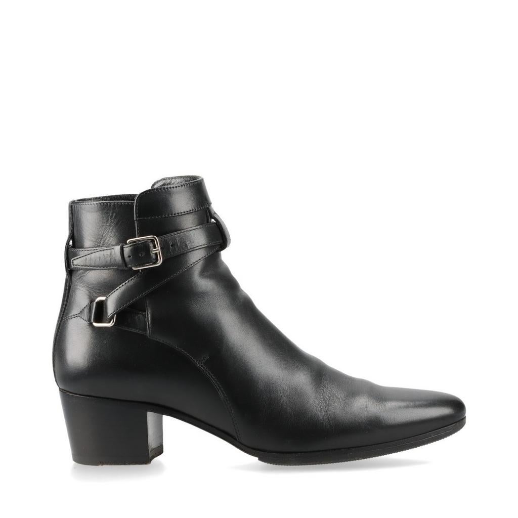 Bottines Saint Laurent 38, Boots et Botinnes, Porté, Yves saint Laurent, Noir