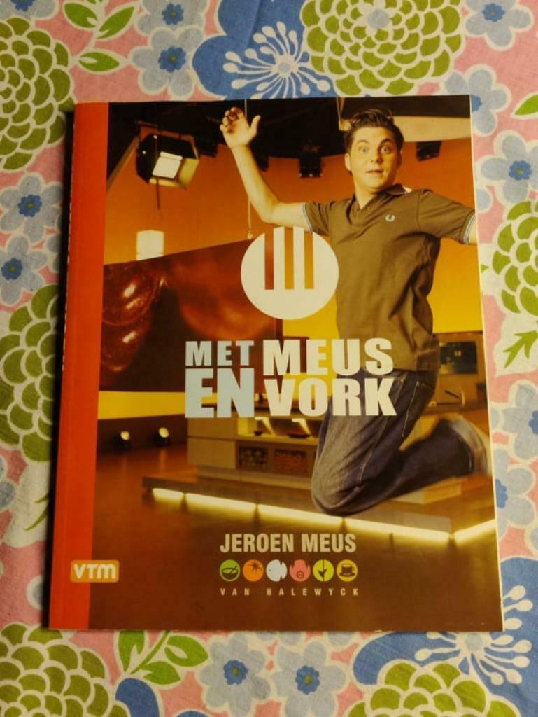 Kookboek Jeroen Meus - Met meus en vork, Boeken, Ophalen of Verzenden, Gelezen, Jeroen Meus