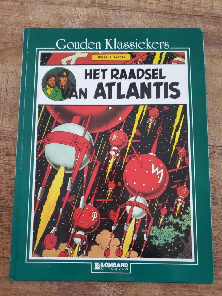 Het Raadsel van Atlantis HC Lombard uitgaven, Enlèvement ou Envoi, Edgar P. Jacobs, Une BD, Comme neuf