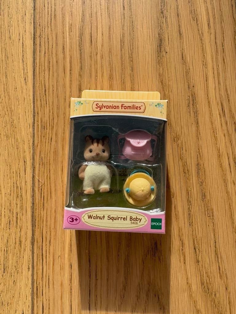 Sylvanian - Walnut Squirrel Baby, Enlèvement, Comme neuf