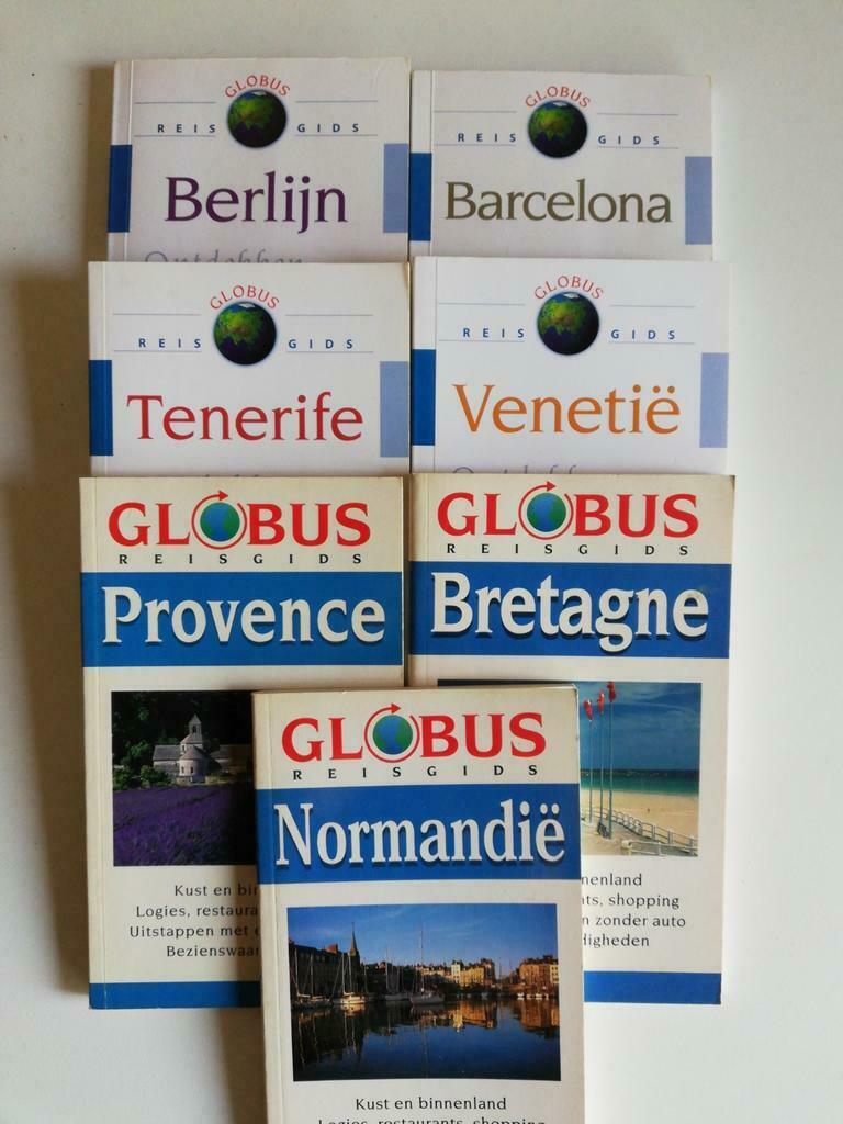 7 Reisgidsen Globus, Ophalen of Verzenden, Zo goed als nieuw