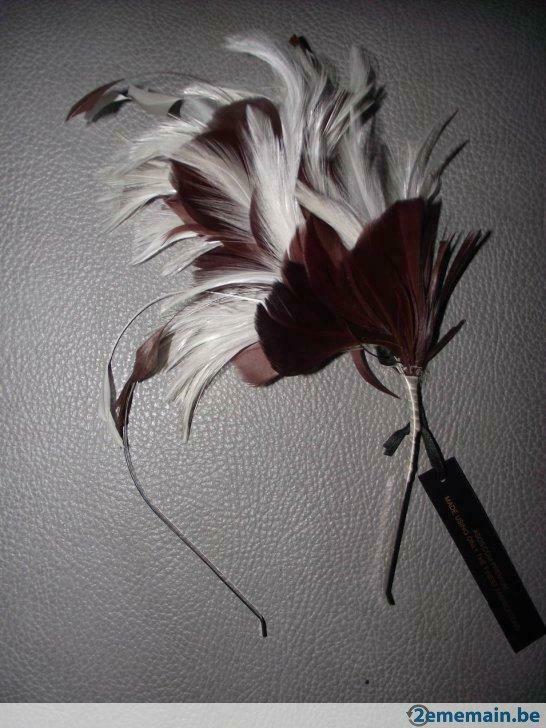 ASOS Fascinator feathers serre-tête avec plumes NEUF, Verzenden, Nieuw