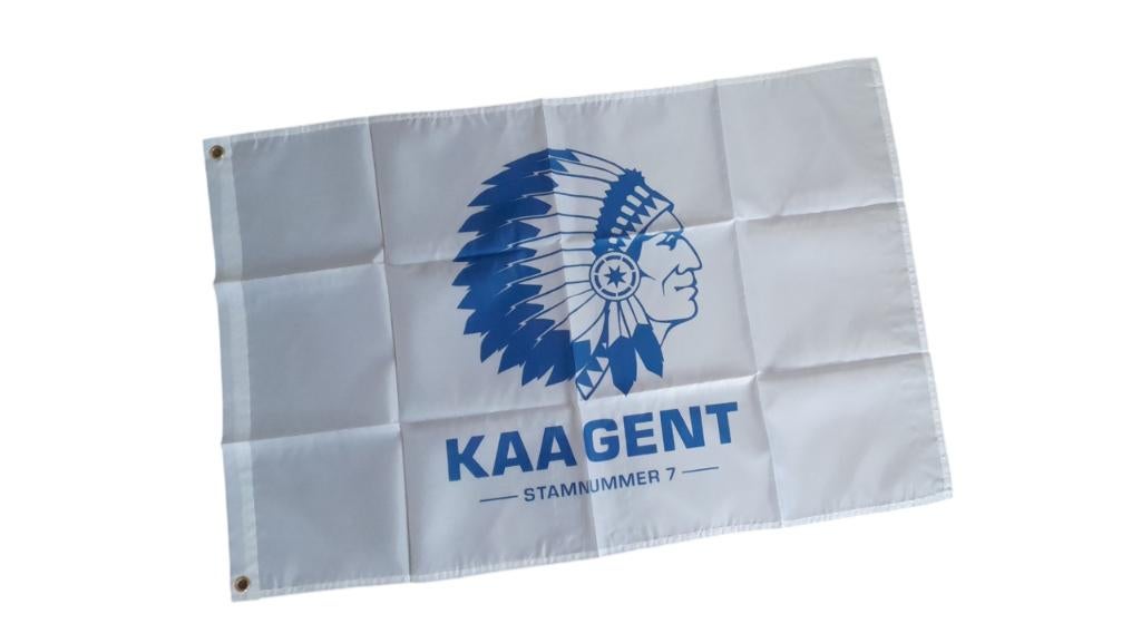 Vlag voetbalclub / voetbal KAA AA Gent - Stamnummer 7, Ophalen of Verzenden, Nieuw