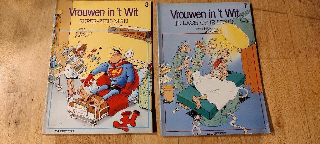 Vrouwen in t wit - nrs 3 en 7, Plusieurs BD, Enlèvement, Cauvin & Bercovici, Utilisé