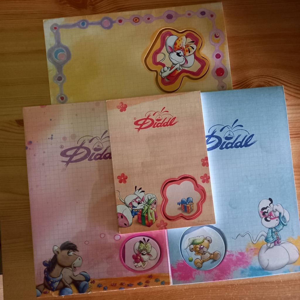 Diddl verzameling - 6 stuks!, Enlèvement, Différentes figurines, Comme neuf, Papier, Carte ou Papeterie