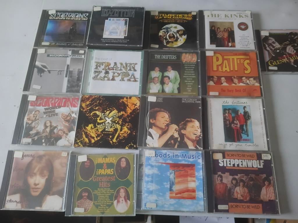 18tal cd's , van Scorpions tot Glen Miller..., Cd's en Dvd's, Cd's | Rock, Ophalen