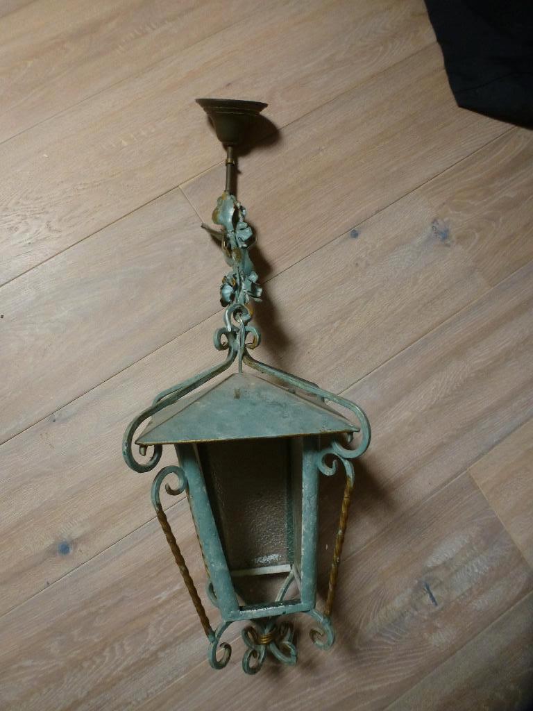 HANGLAMP   zelfde stijl als mijn zoekertje spiegel, Huis en Inrichting, Lampen | Hanglampen, Ophalen, Gebruikt, 50 tot 75 cm, Landelijk