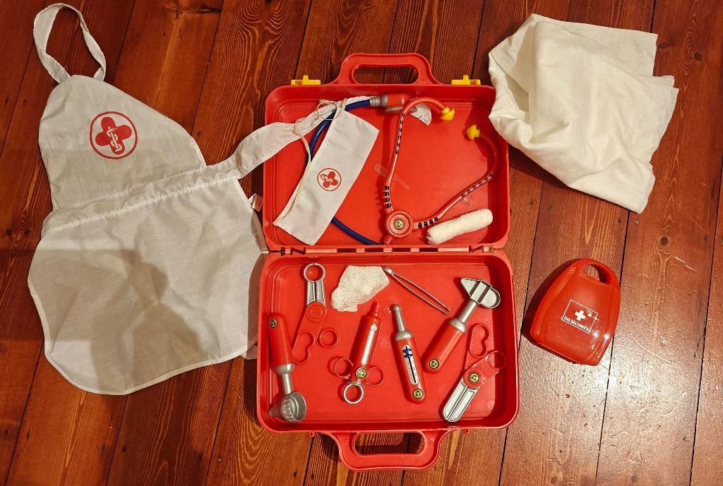 Dokterskoffer met accessoires, Ophalen of Verzenden