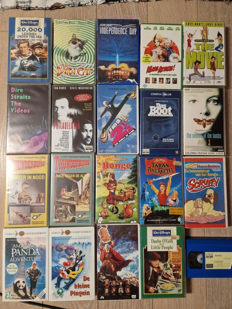VHS tapes, Ophalen of Verzenden, Zo goed als nieuw