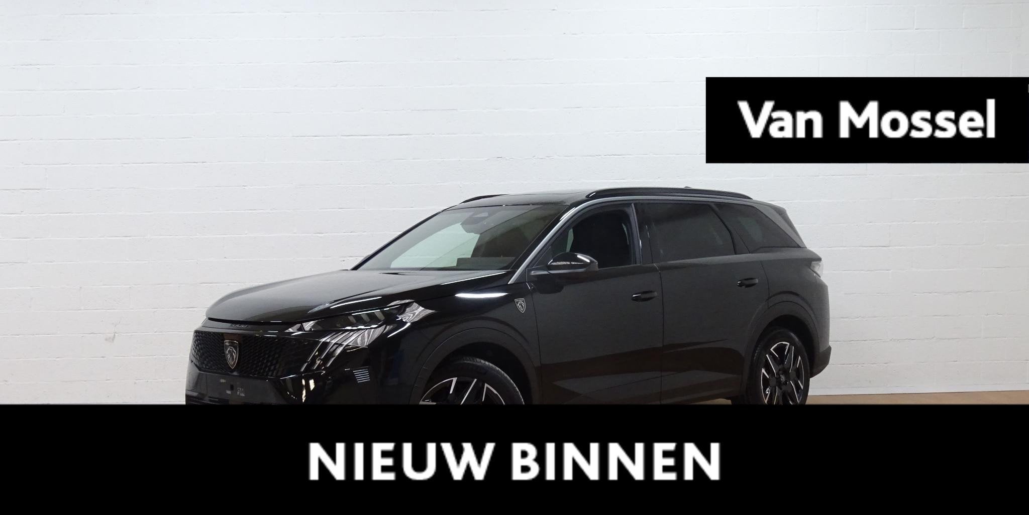 Peugeot 5008 1.2 HYBRID 145 GT +pano dak+7 seats, Stof, Gebruikt, 1700 kg, Bedrijf