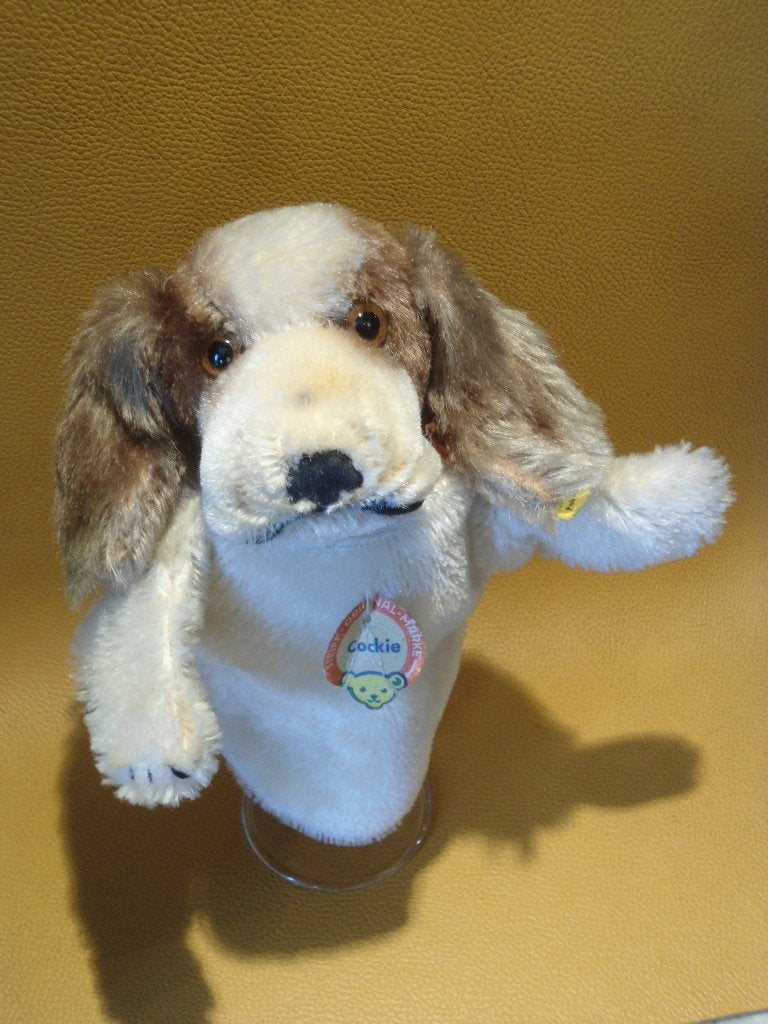 Steiff handpop Cockie 60's., Antiek en Kunst, Ophalen