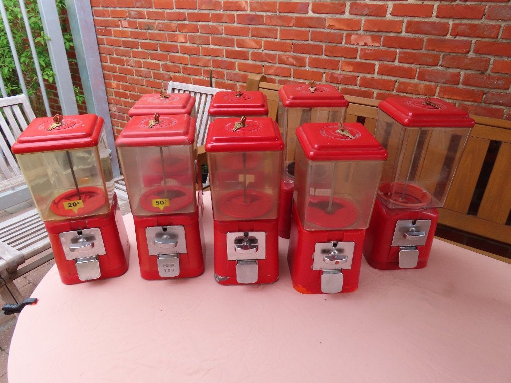distributeur de chewing gum brabo + lot de pieces 300 EURO, Collections, Autres monnaies, Enlèvement, Utilisé, Avec clés