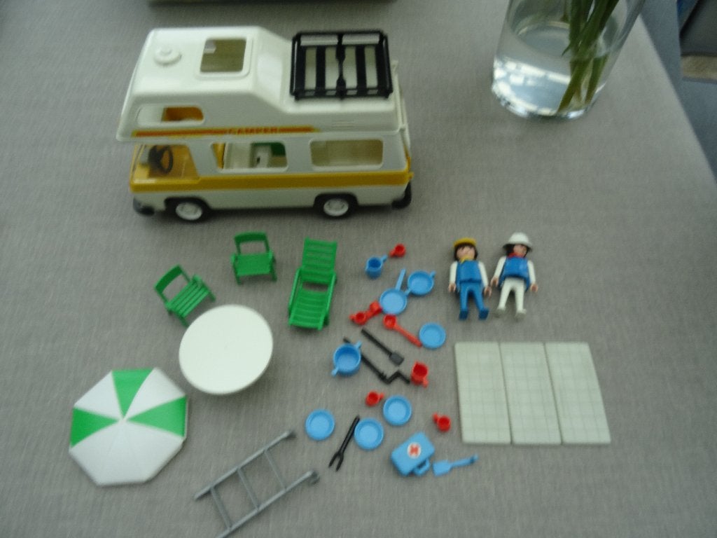 Playmobil camper 3258, Gebruikt, Losse onderdelen, Voertuig, Ophalen of Verzenden