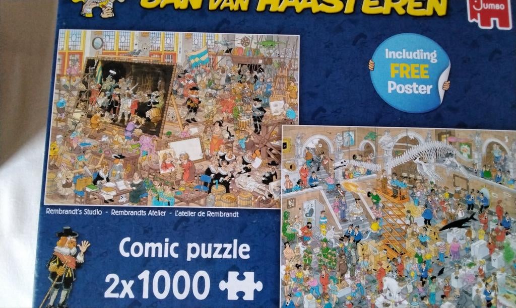 Puzzels  van haasteren, Ophalen