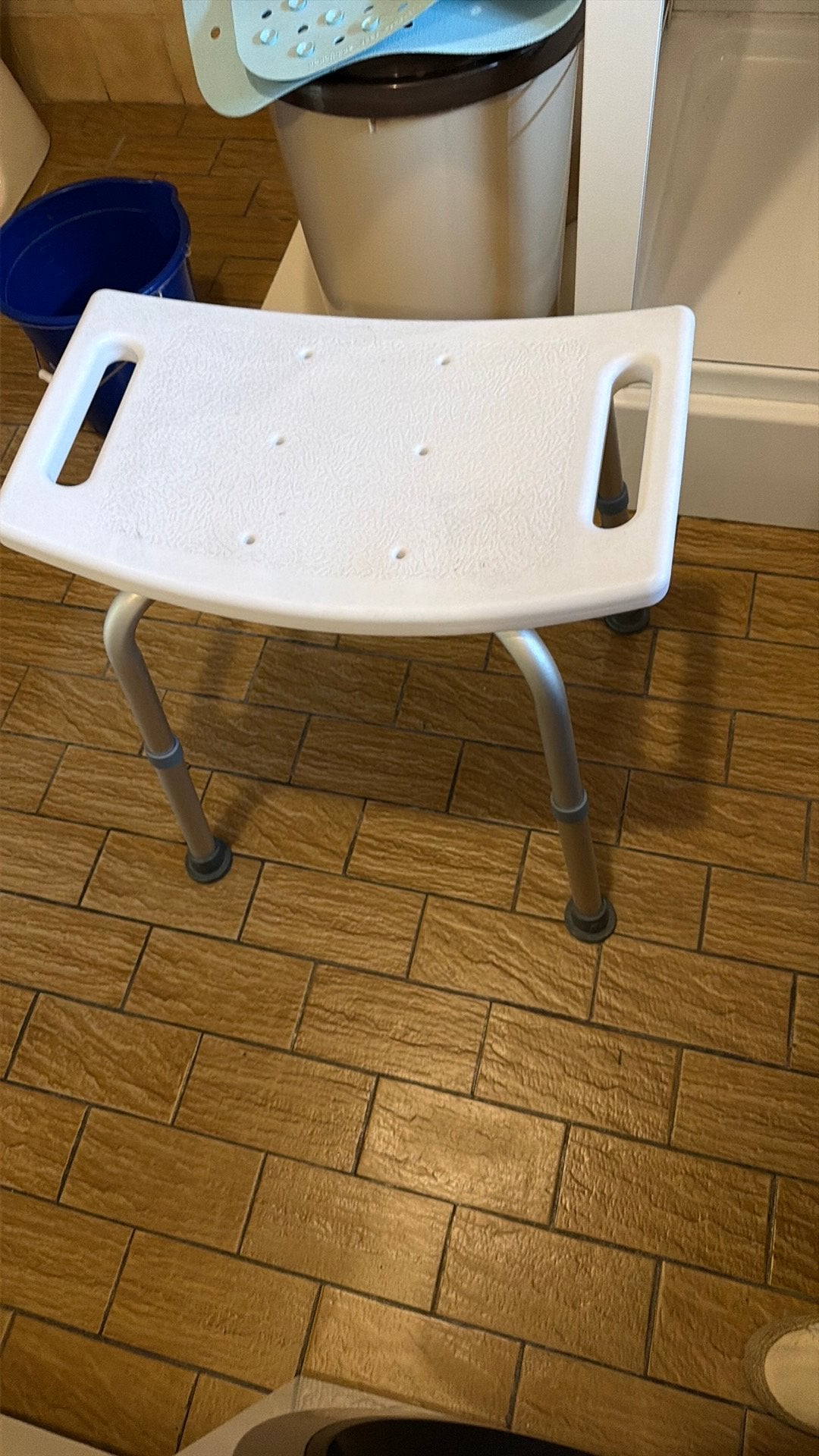 Douche zitje, Huis en Inrichting, Ophalen, Gebruikt, Wit, Overige typen