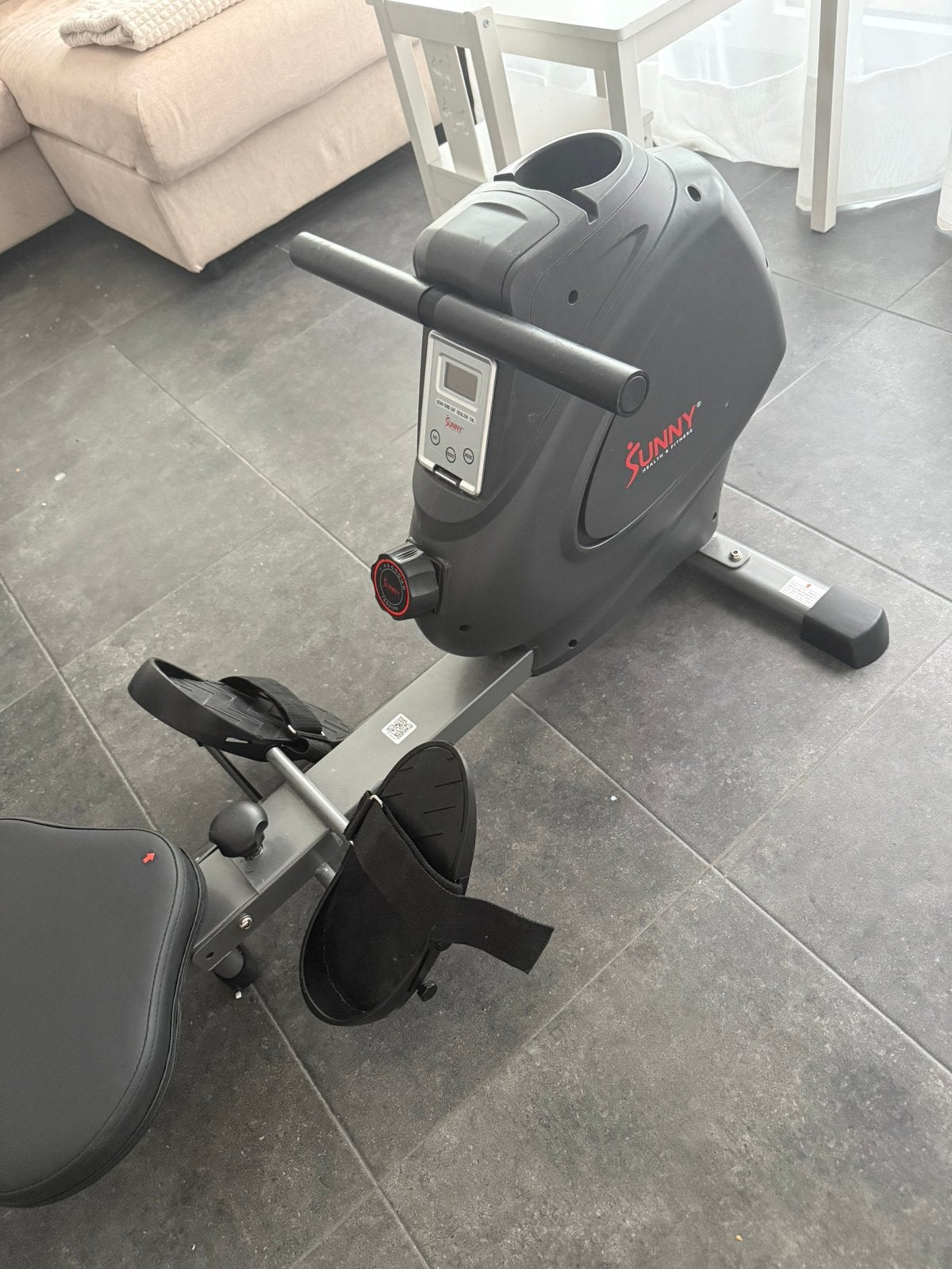 Rameur sunny health & fitness, Enlèvement, Comme neuf