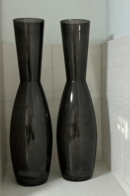 Grote nieuwe IKEA Fyllig vaas - 82cm, Ophalen, Zwart, Nieuw, Glas