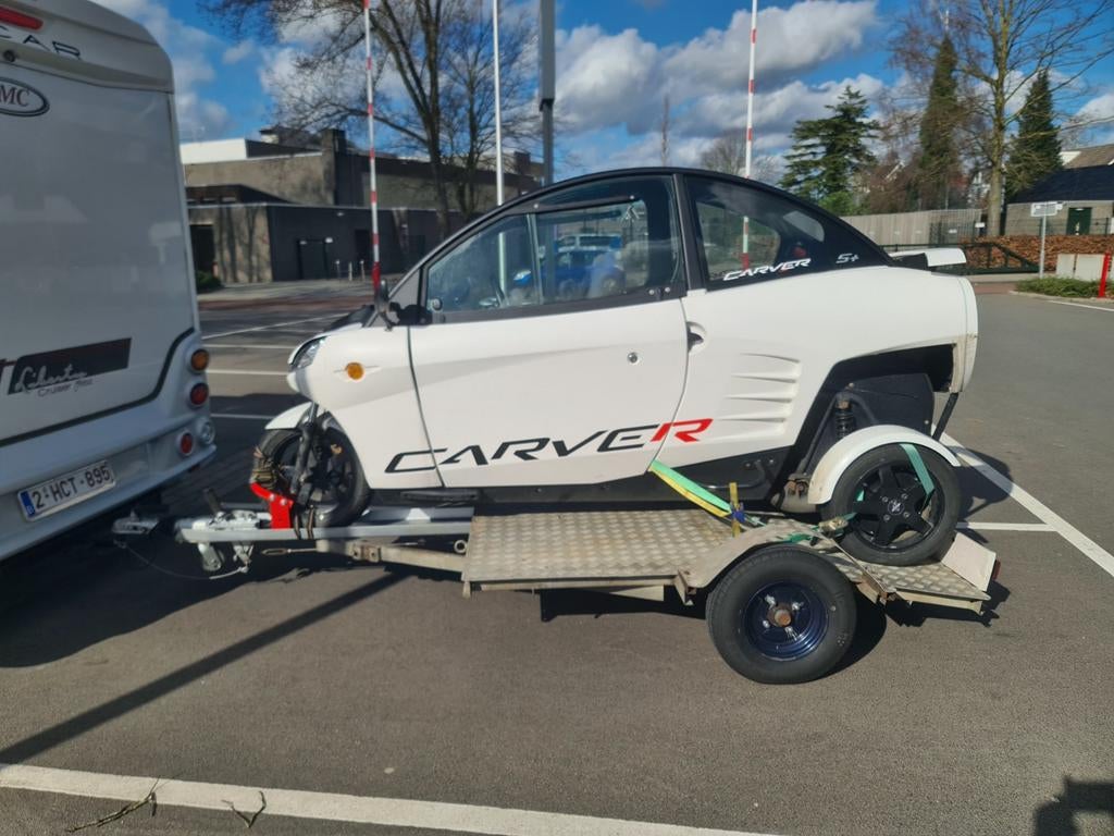 Aanhangwagen moto trike scooter karten, Ophalen