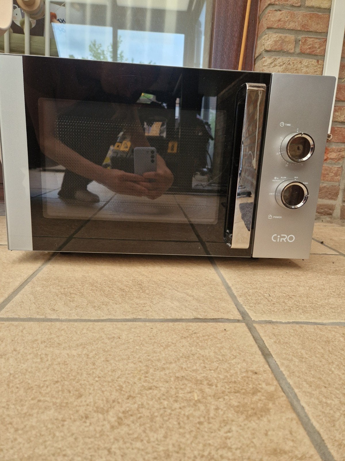 CIRO microgolfoven (CMW0101), Elektronische apparatuur, Microgolfovens, Ophalen, Microgolfoven, Zo goed als nieuw, Draaiplateau