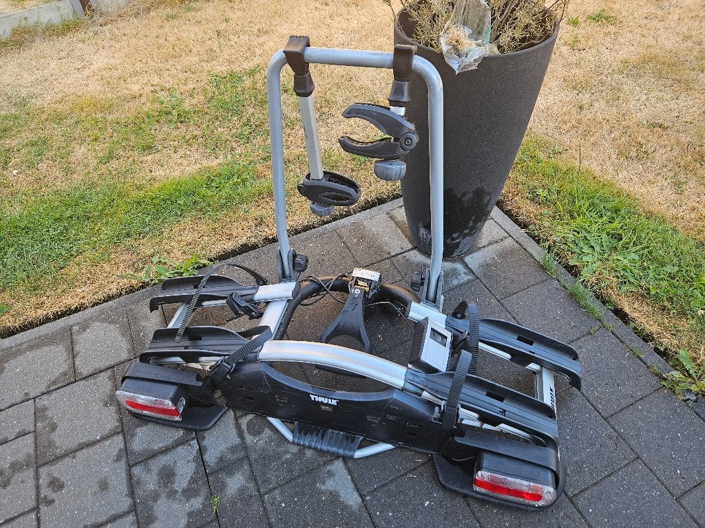 Thule fietsendrager 2 fietsen, Auto diversen, Fietsendragers, Ophalen, 2 fietsen, Gebruikt, Trekhaakdrager