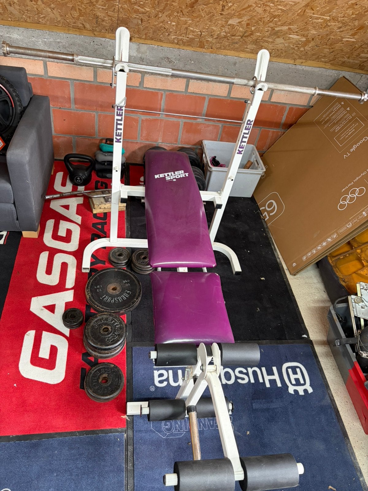 Kettler bankdruk toestel, Sport en Fitness, Ophalen, Gebruikt