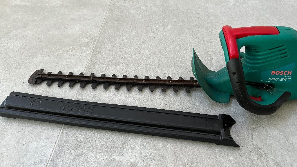 Haagschaar Bosch AHS 480-24T, Tuin en Terras, Ophalen, Gebruikt, Elektrisch, Bosch