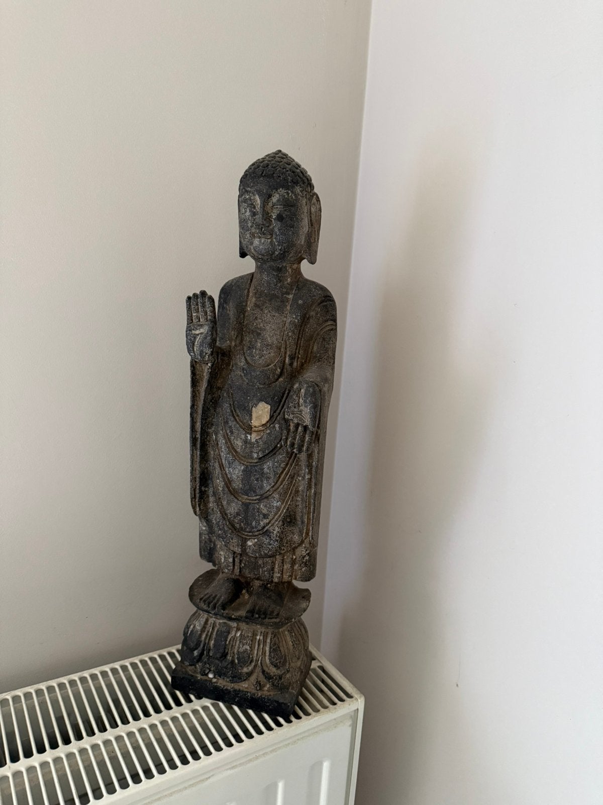 Statue Buddha en pierre, Enlèvement, Utilisé