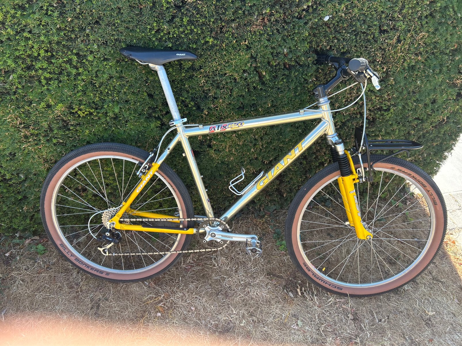 Giant ATX 850 Retro MTB – vintage custom build, Fietsen en Brommers, Ophalen, Hardtail, Velgrem, Giant