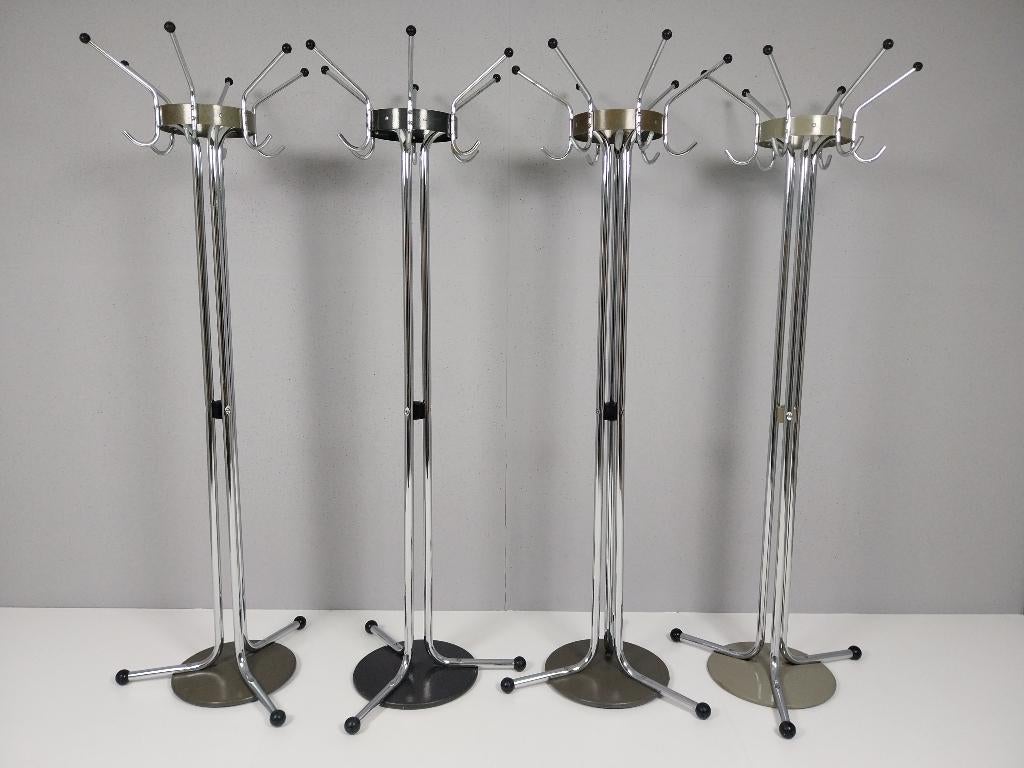 Vintage Tubax Kapstok, Jaren 70, Ophalen, Gebruikt, Metaal, Staande kapstok