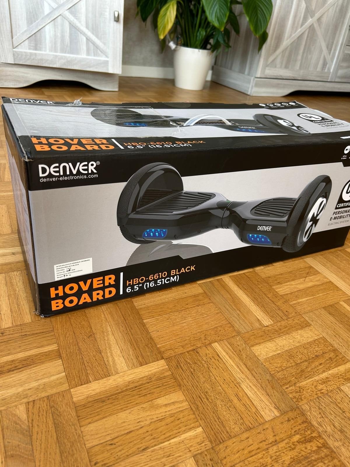 Hooverboard zwart, Ophalen