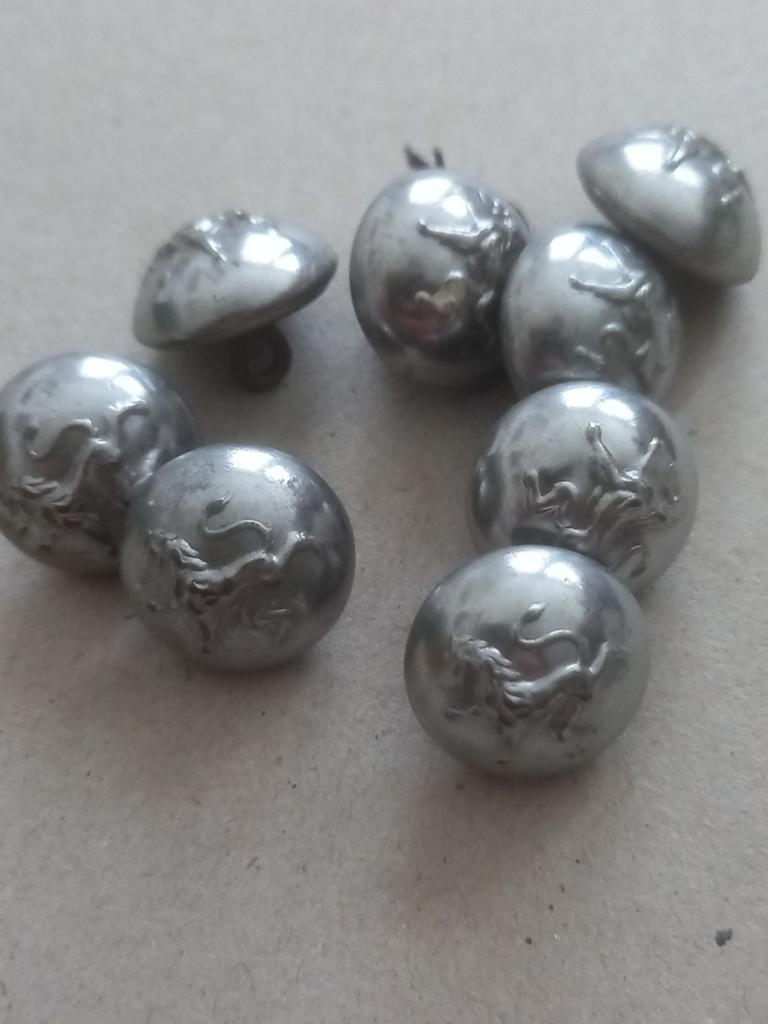 Set van 8 uniformknopen., Verzamelen, Ophalen of Verzenden