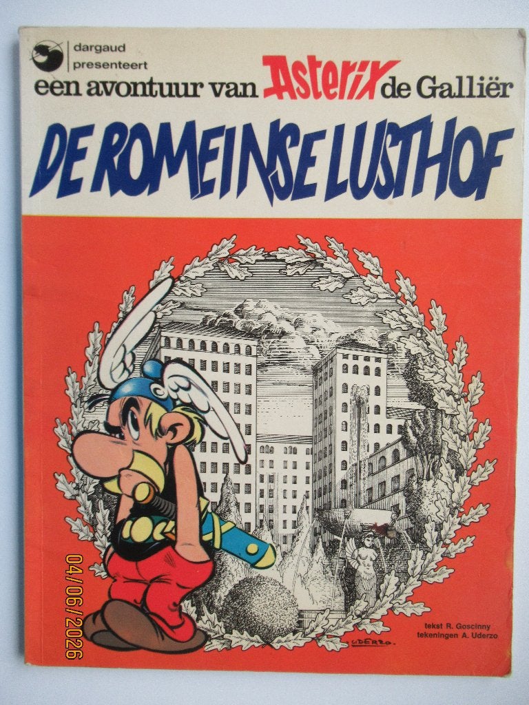 asterix..nr.18..de romeinse lusthof, Boeken, Ophalen of Verzenden, Gelezen