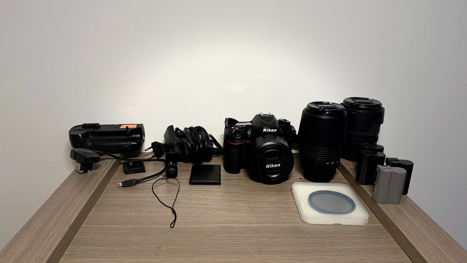 Nikon D7100 Spiegelreflexcamera met uitgebreide accessoires, Ophalen, Accu, Nikon