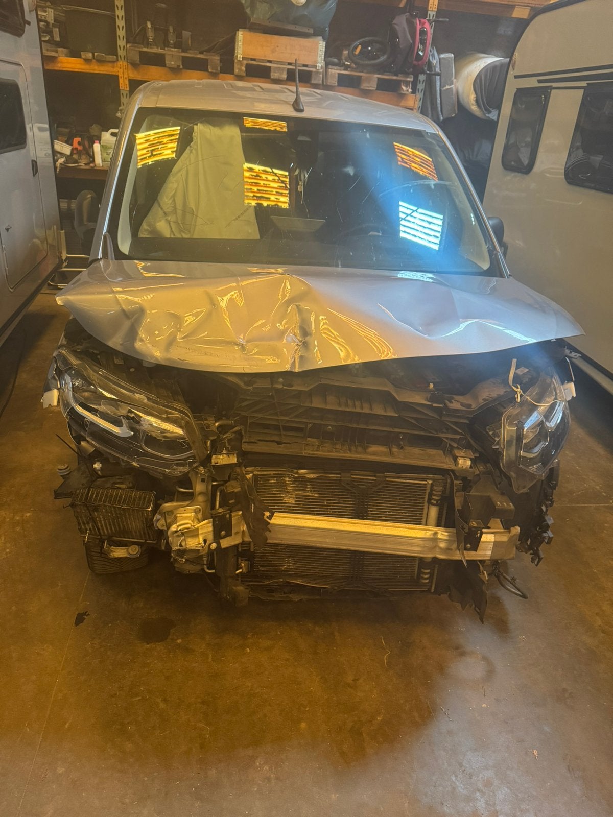 Citroën Berlingo XL Heavy - schadevoertuig, Stof, Citroën, Diesel, 5 deurs