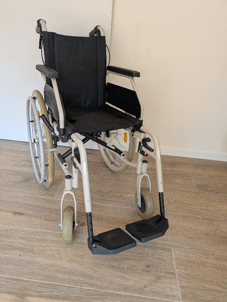Rolstoel Drive Ecotec 2G met rem (38cm), Diversen, Rolstoelen, Ophalen, Inklapbaar, Zo goed als nieuw, Duwrolstoel