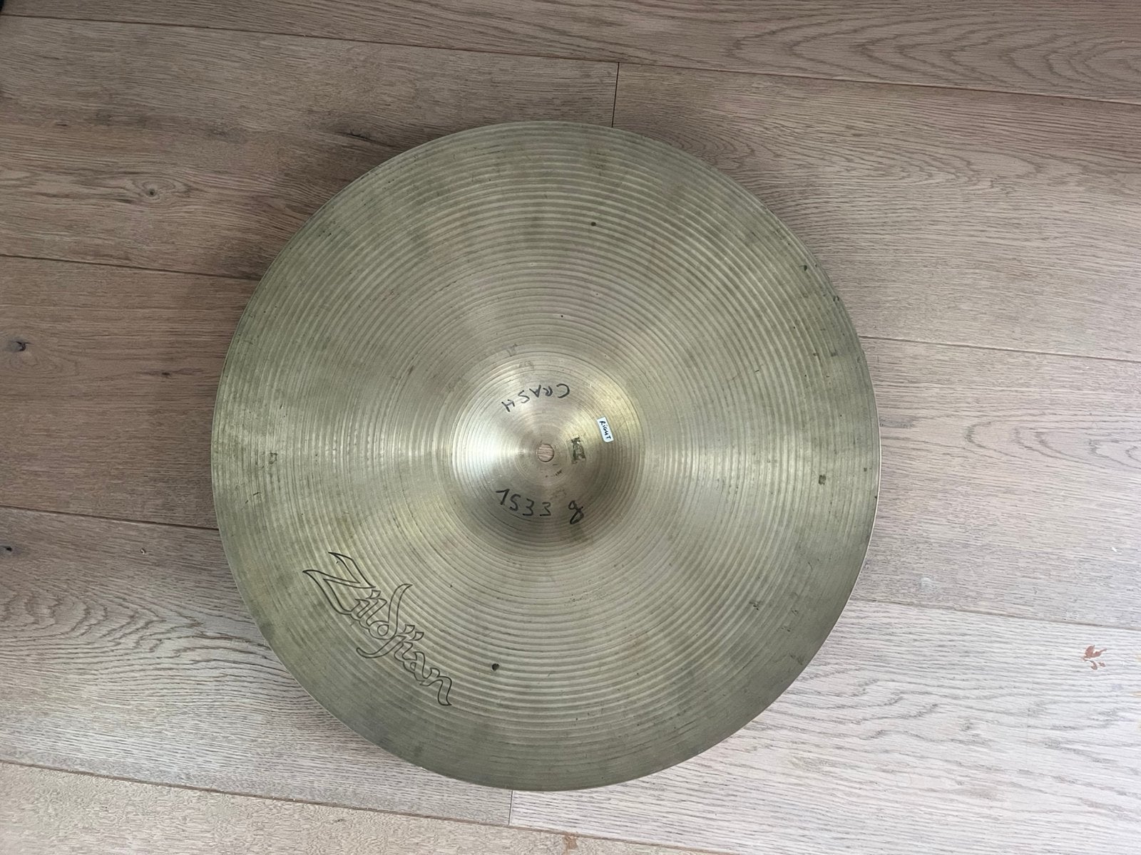 Crash Avedis Zildjian Vintage 18’, Muziek en Instrumenten, Percussie, Ophalen of Verzenden, Gebruikt