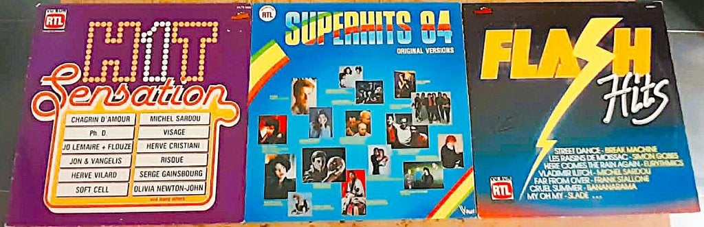 7 compilaties van 1960 tot 1990 alle stijlen, Cd's en Dvd's, Vinyl | Verzamelalbums, LP, Gebruikt, Overige genres, Ophalen of Verzenden