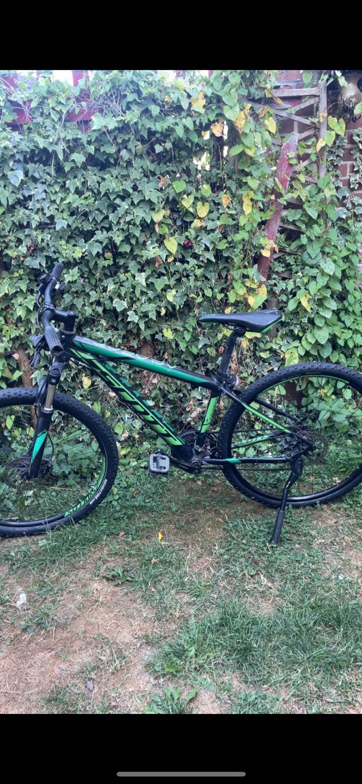 Scott groene en zwarte mountainbike, Fietsen en Brommers, Ophalen of Verzenden, Zo goed als nieuw