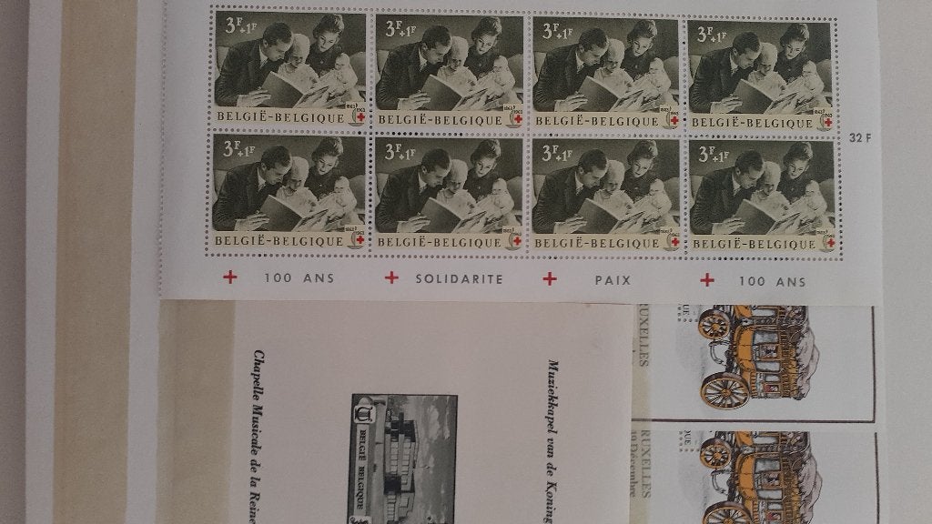 Diverse verzamelingen POSTZEGELS Belgie en UK, Postzegels en Munten, Ophalen