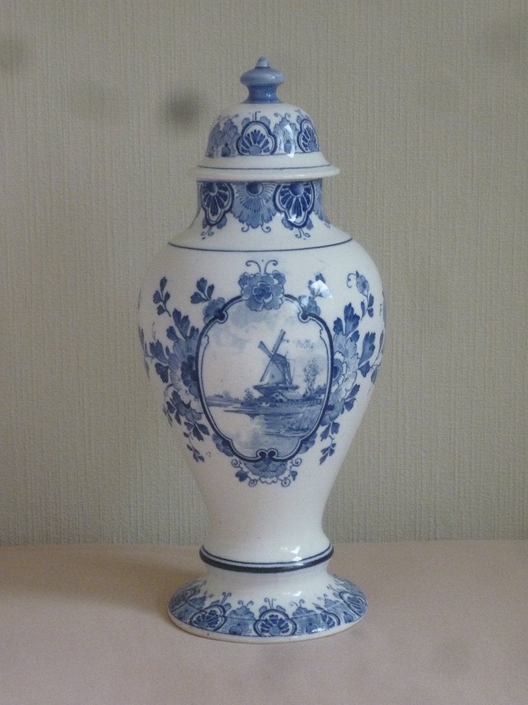 Porseleinen Vaas Delft, Antiek en Kunst, Ophalen of Verzenden